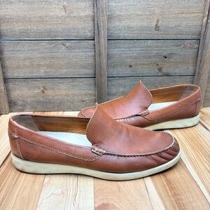 ECCO S Lite Moc Men’s Leather Moccasins Driving Loafers Brown Sz EU 45 US 11.5